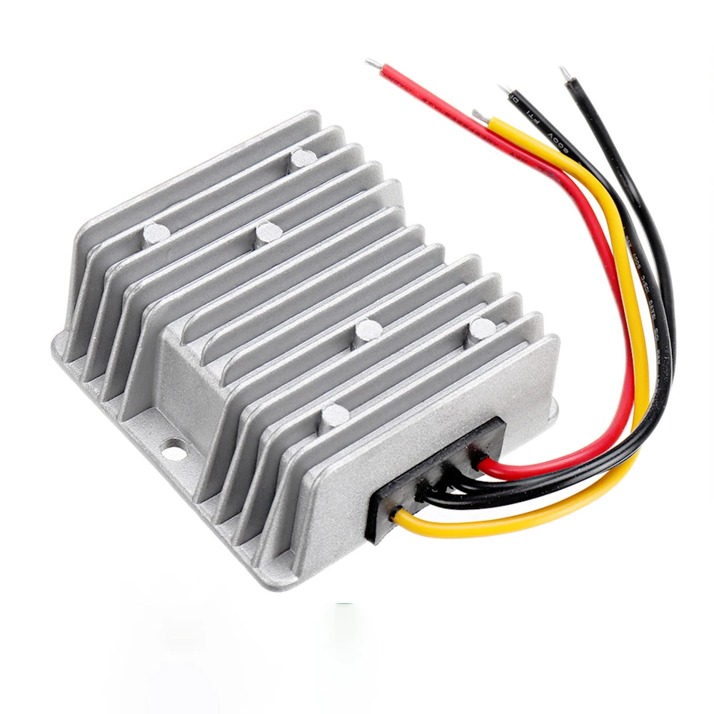 High-Power Waterproof DC-DC Step-Down Buck Converter, 500W, 24V Output, 5A-22A Adjustable Current