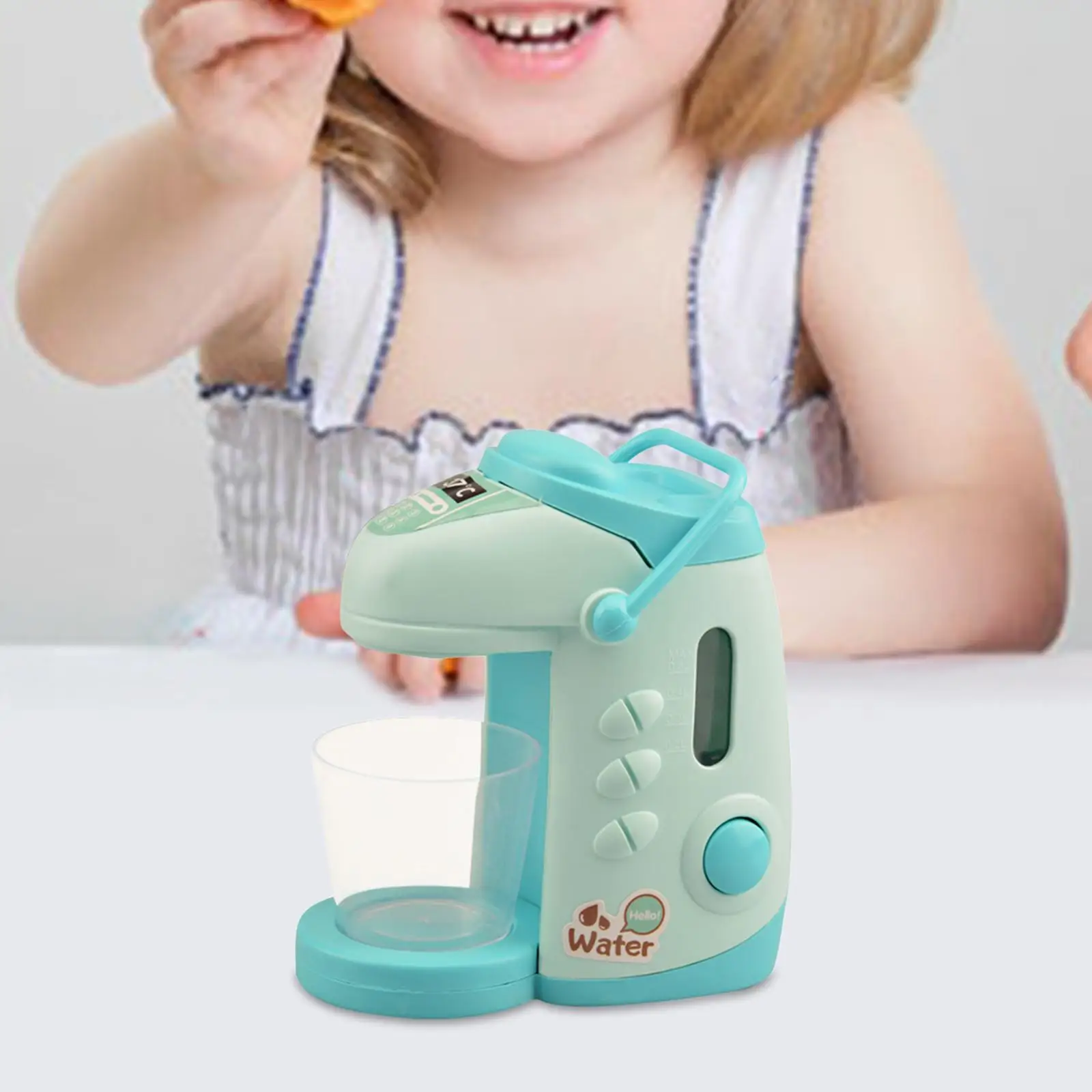 

Mini Water Dispenser Desktop Water Dispenser with Cup Realistic Toy Kitchen Appliances for Children Toddlers Dollhouse Ages 3-5