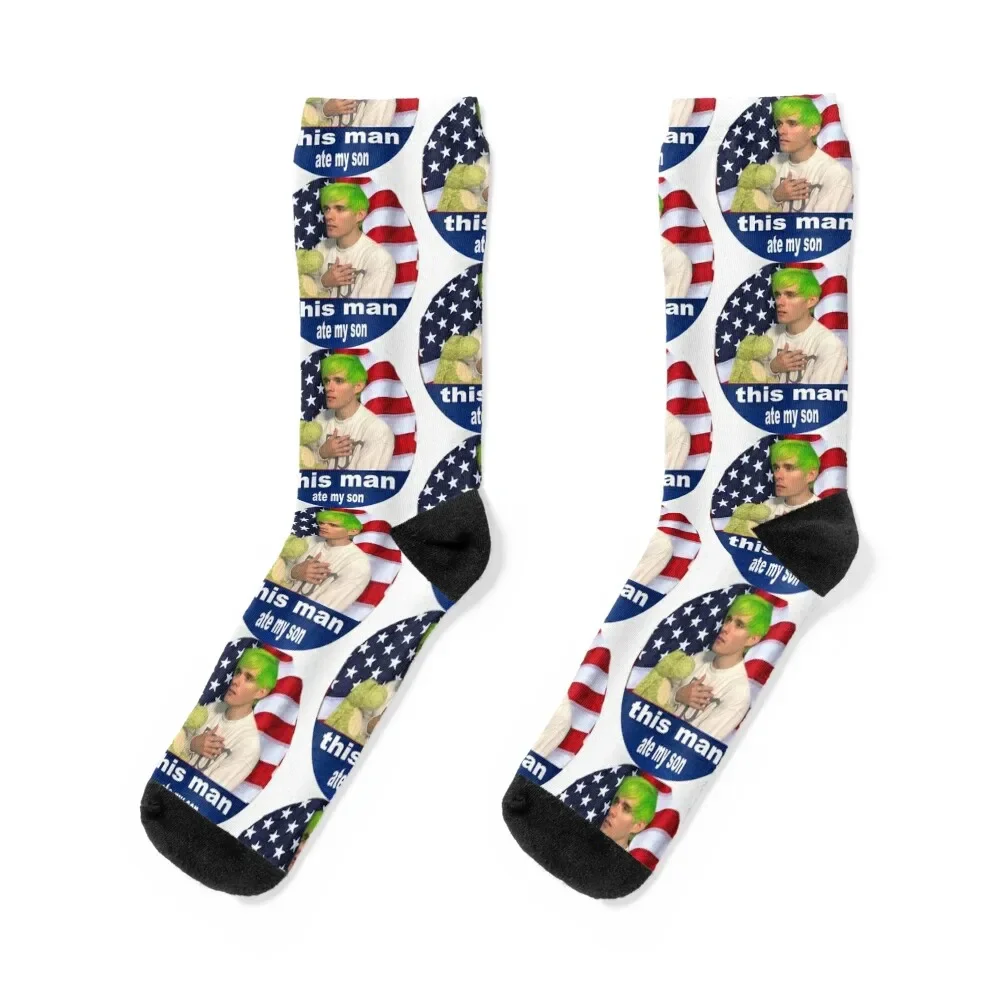 This Man Ate My Son - Awsten Knight Waterparks Socks winter thermal funny sock custom sports Socks Women's Men's