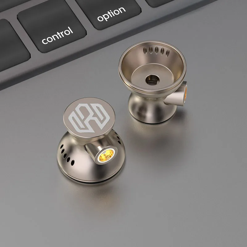Huayunxin 15.4mm Waist Drum Dynamic Drive MX500 Speaker Custom-made Matte Texture Detachable MMCX Interface Flat Earphones Shell