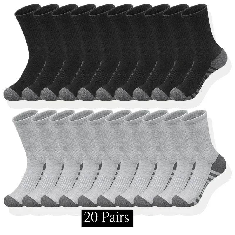 Men’s Classic Crew Sports Socks – 10/20/30 Pairs 5
