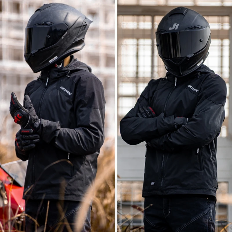 New SCOYCO Motorcycle New Design Warm Jacket Removable Lining All Season CE Riding Suit Commuter Travel Fashion Jacket
