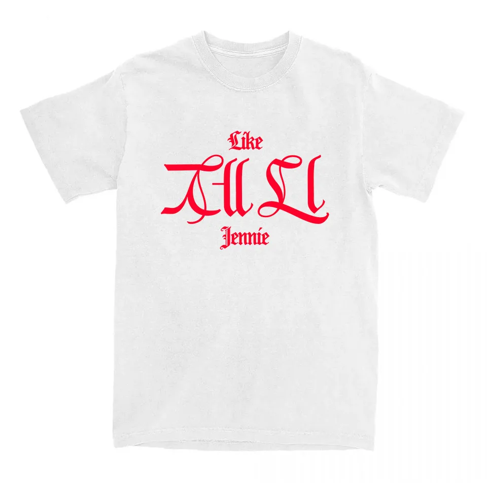 Like JENNIE Single 2025 T-shirt Jennie Ruby Album Printing