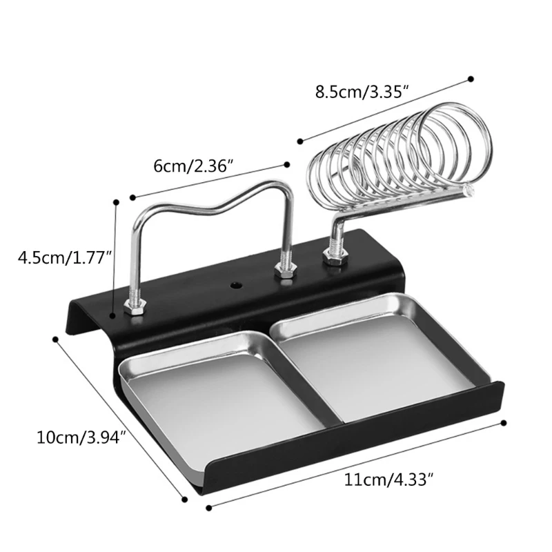 Soldering Iron Holder Soldering Iron Rests Double Rack for DIY Enthusiasts