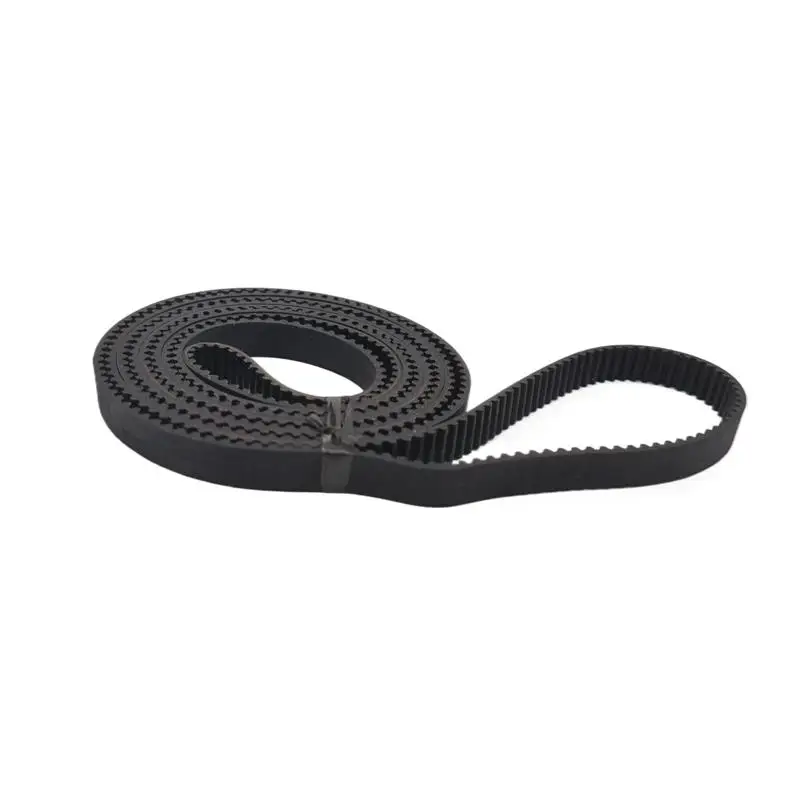 S2M 244 Synchronous Belt S2M-8 Closed-loop Rubber Timing Belts Width 8mm 18mm 10mm STD Black Timing Belt Length 244mm