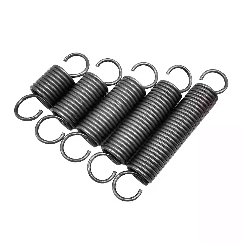 1pcs 65Mn 오픈 후크 텐션 스프링 와이어 직경 1.2mm O 후크 연장 스프링 외경 612mm