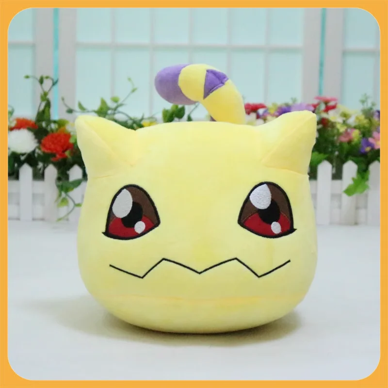 

Digimon Adventure Plush Nyaromon Pillow Anime Game Peripherals