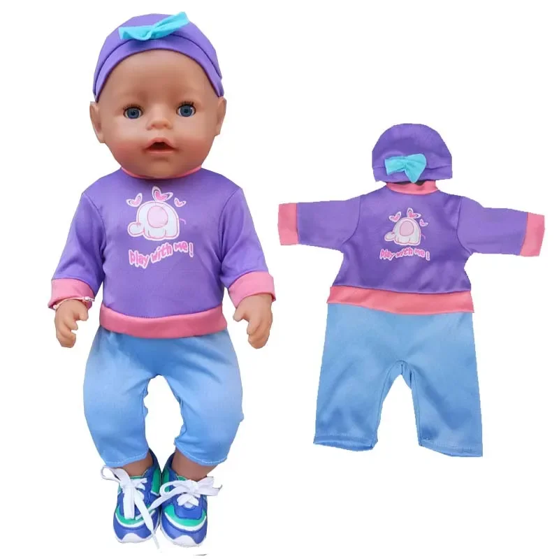 40cm 43cm Baby Doll Rompers for New Born Doll