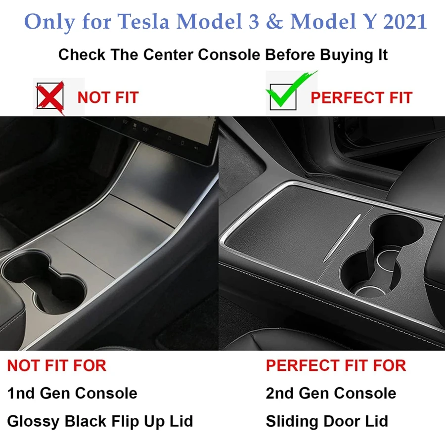 For Tesla Model 3 Highland 2024 Center Console Storage Box Rear Trunk  Organizer Trays Backseat Vent Cover Charging Nonslip Mat - AliExpress