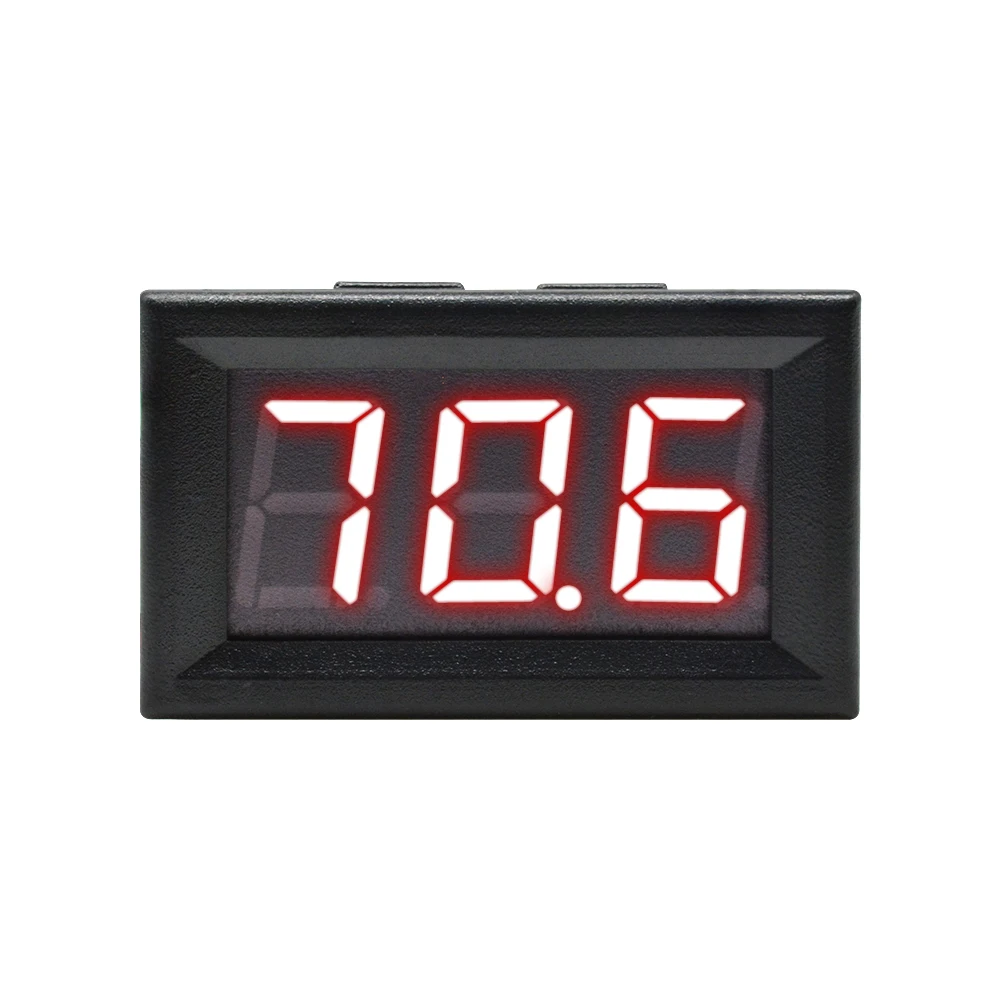 AC 70-500V 0.56" LED Digital Voltmeter Voltage Meter Volt Instrument Tool 2 Wires Red Green Blue Display 110V 220V DIY 0.56 Inch images - 6