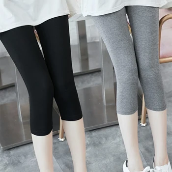 Women High Waisted Yoga Pants Squat proof Cropped Training Tights Female Sports Fitness Gym Flex Capri Leggings For Ladies 1
