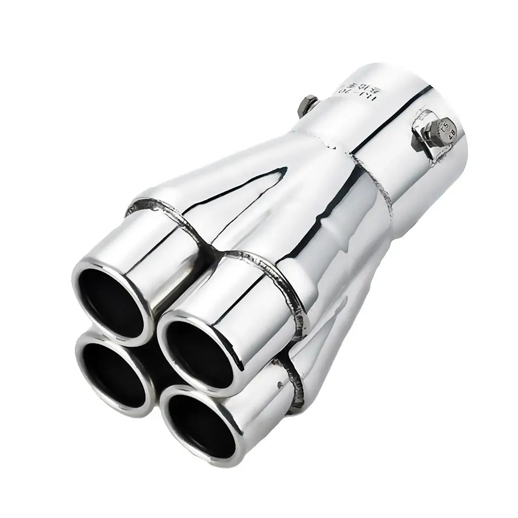 57mm Stainless Steel Car SUV Exhaust Pipe Tail Muffler Tip 155mm