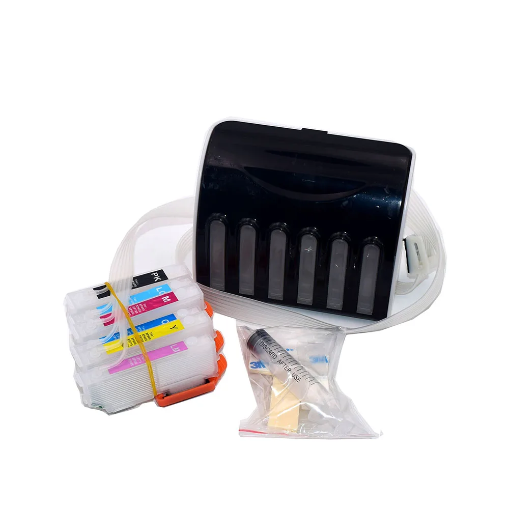 Sistema Ciss Tinta Contínua com Chip Arc Epson Foto Xp55 Xp750 Xp-760 Xp850 Xp960 Xp-950 Xp-960 T2771-t2776 T2431-t2436 - Imagem 3