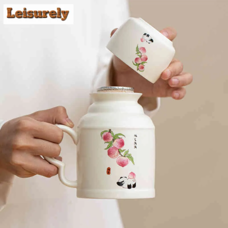 500ml Chinese Warm Water Bottle Water Jug Anti-scald Water Kettle with Handle Hot and Cold Water Pitcher Drinkware Accessories