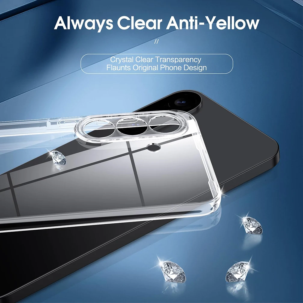 Clear Ultra-Thin Soft Silicone Phone Case - Transparent Slim Cover