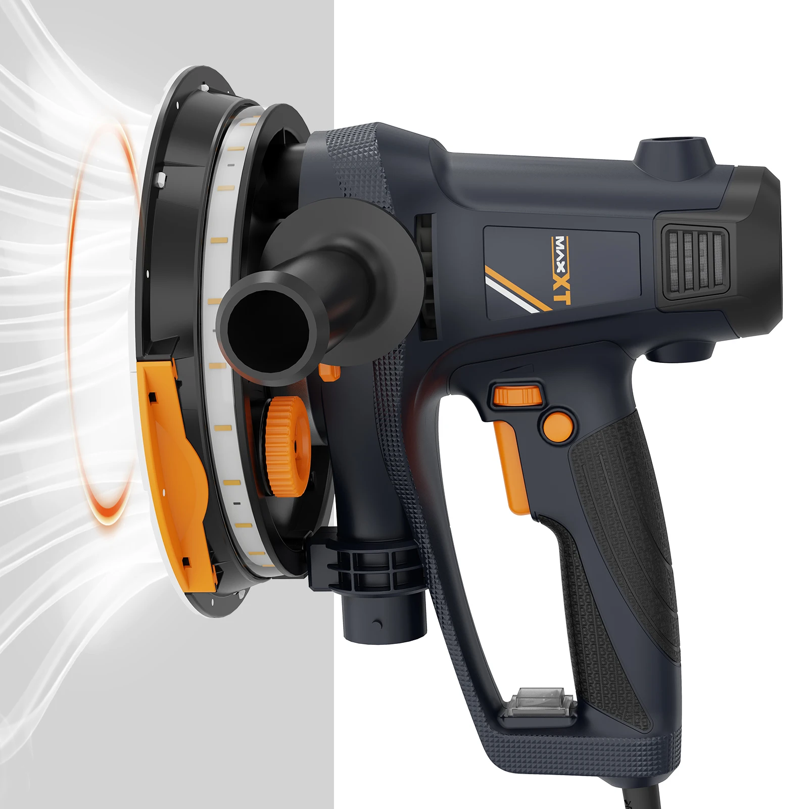 MAXXT 7 Inches 180mm Handheld Drywall Sander 810W Electric Wall Polishing Grinding Machine Self-Dust-Extraction Car Polisher