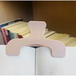 Large Durable Book Clip and Page Holder - Essential Study Tool to Keep Books Open (Pink)