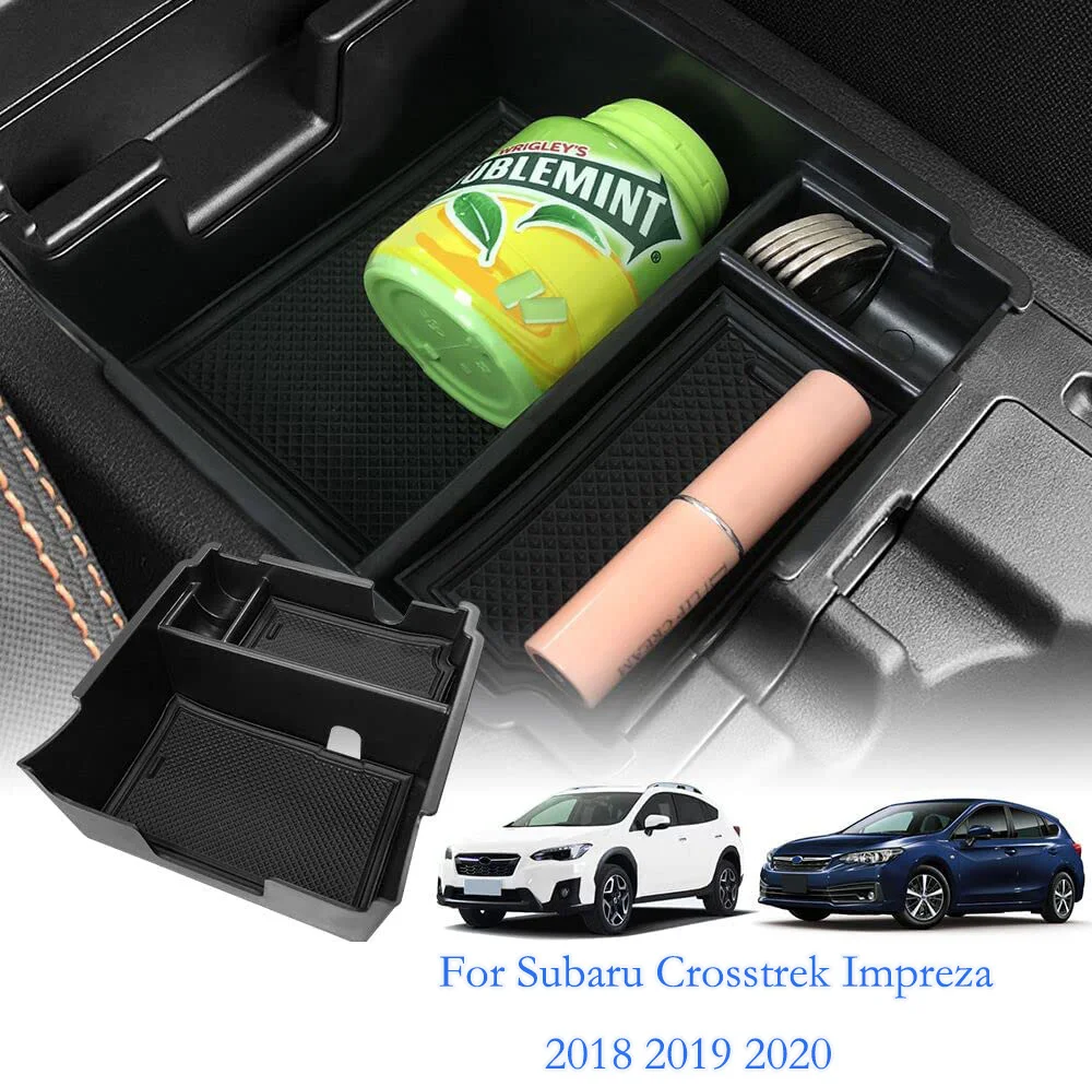 

Лоток Ящик для хранения в подлокотнике автомобиля для Subaru Crosstrek и Subaru Impreza 2018 2019 2020 аксессуары