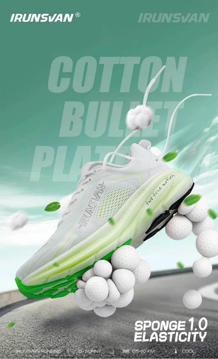 IRUNSVAN T800 Carbonfaser Gepolsterte Freizeitschuhe Laufschuhe für Herren und Damen 113 – Detail 3