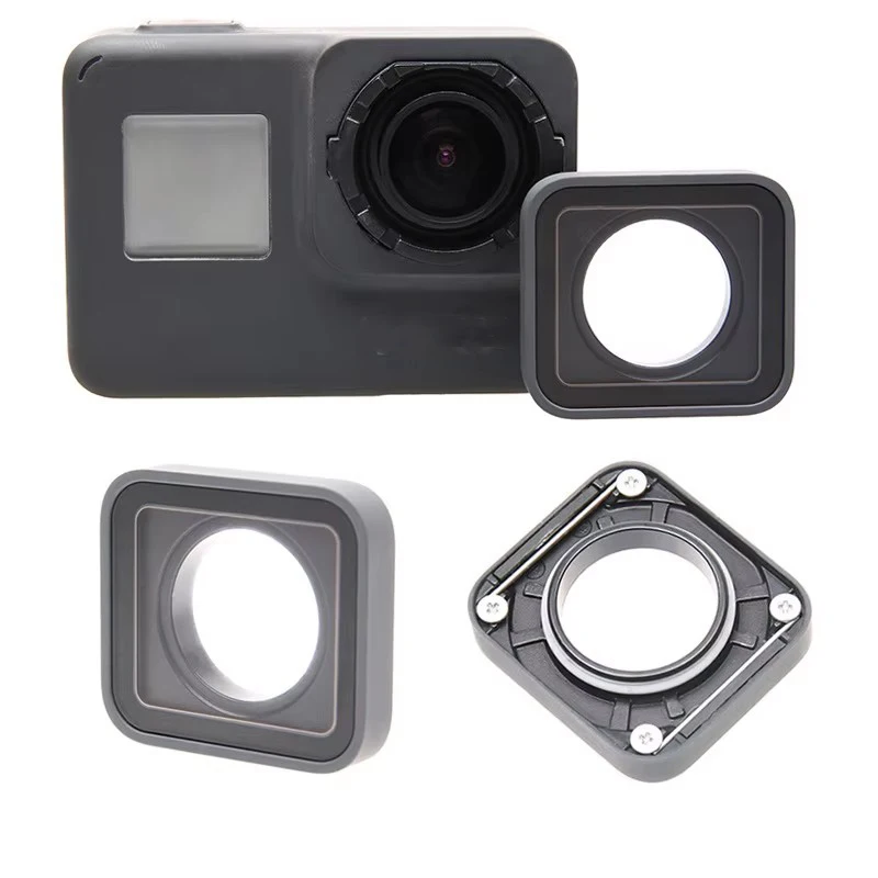 GoPro 5 6 7 블랙 액세서리 UV 필터 렌즈 커버 보호대 Go Pro HERO 스포츠 카메라 수리 부품