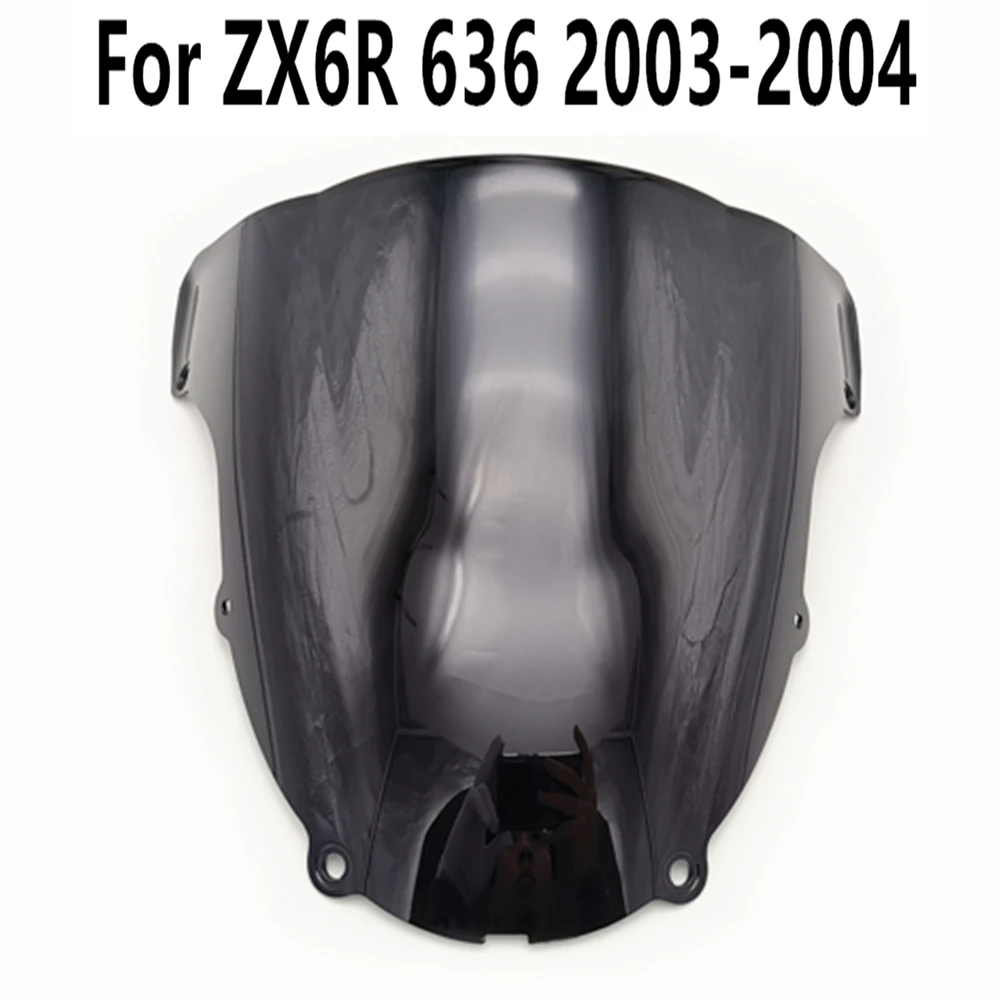 

High Quality Wind Deflectore Windscreen Spoiler For ZX6R ZX 6R 636 2002-2003 Windshield Black transparent