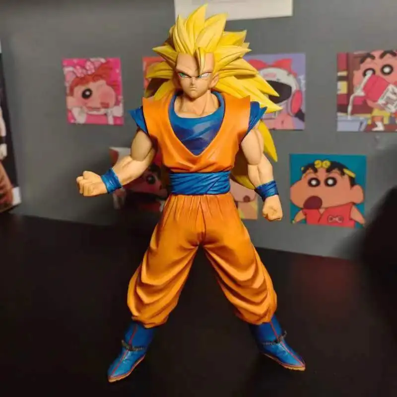 

Фигурка Dragon Ball Z Son Goku SSJ3 супер сайян 3 Гоку экшн-фигурки 27 см фотоколлекция игрушек для детей Подарки