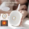 TS-BC670 Silent Vibration Alarm Clock Students Wake Up Strong Wake Artifact Creative Cute Pet Mute LED Digital Clock 1