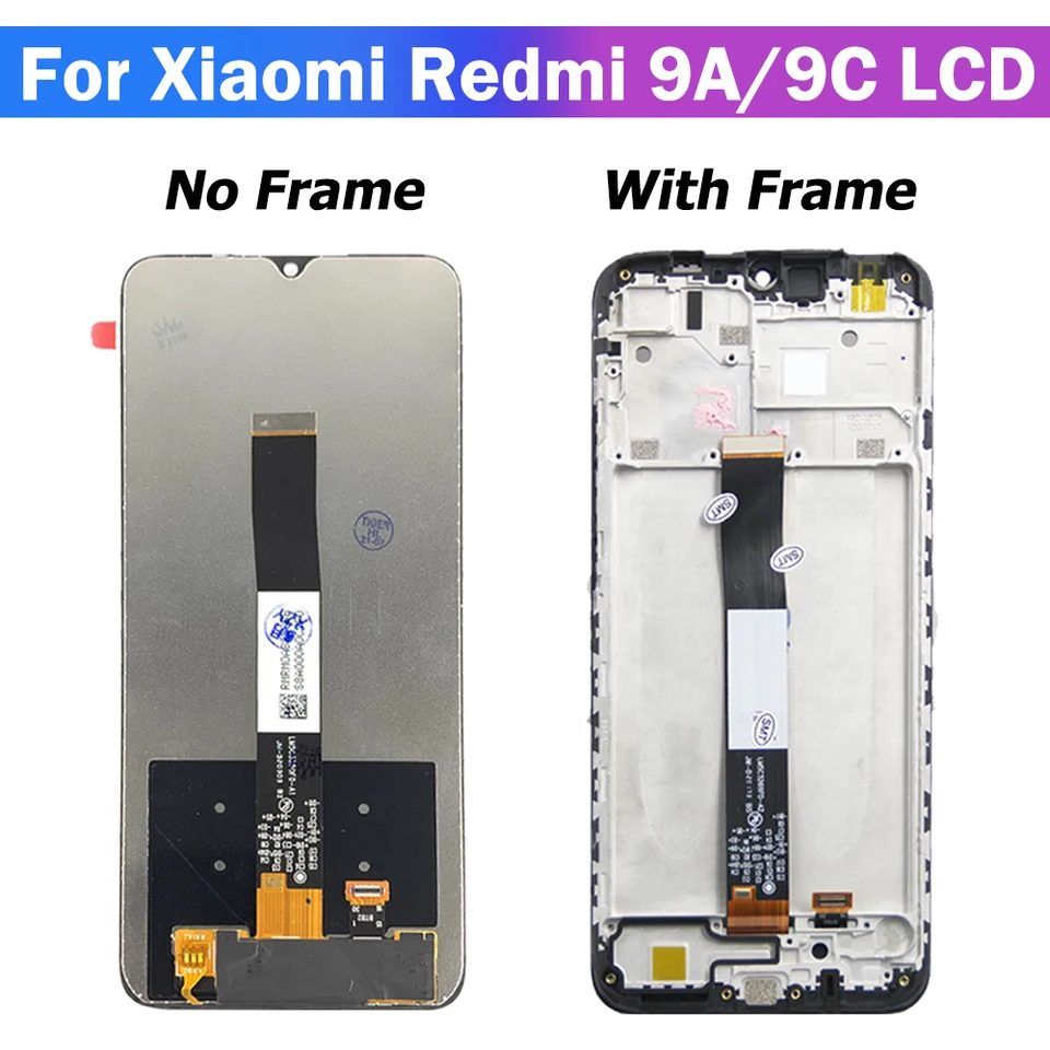 Display LCD Xiaomi Redmi 9C / 9A (M2006C3MG) – Schermo Di Ricambio 6.53 Pollici Con Vetro E Kit Attrezzi – Sostituzione Fai Da Te