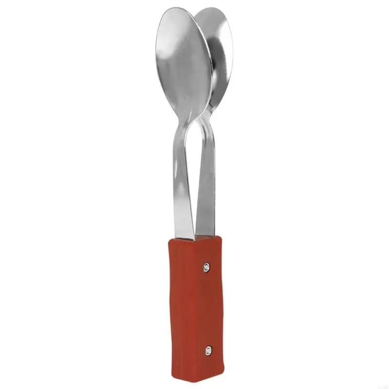 11XF Musical Spoon Percussion Instrument Toy for Play Sounds Percussion Musical Spoon