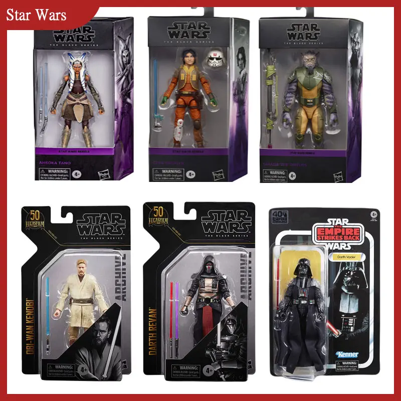 

Star Wars The Black Series Ezra Bridger/ahsoka Tano/garazeb Zeb Orrelios Darth Maul Darth Revan Action Figure Collectible Model