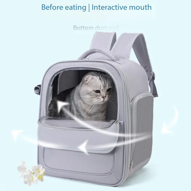 Transparent Pet Cat Carrier Bag Outdoor Travel Backpack for Cats Small Dogs Breathable Cat Carrying Bag Pet Supplies 2