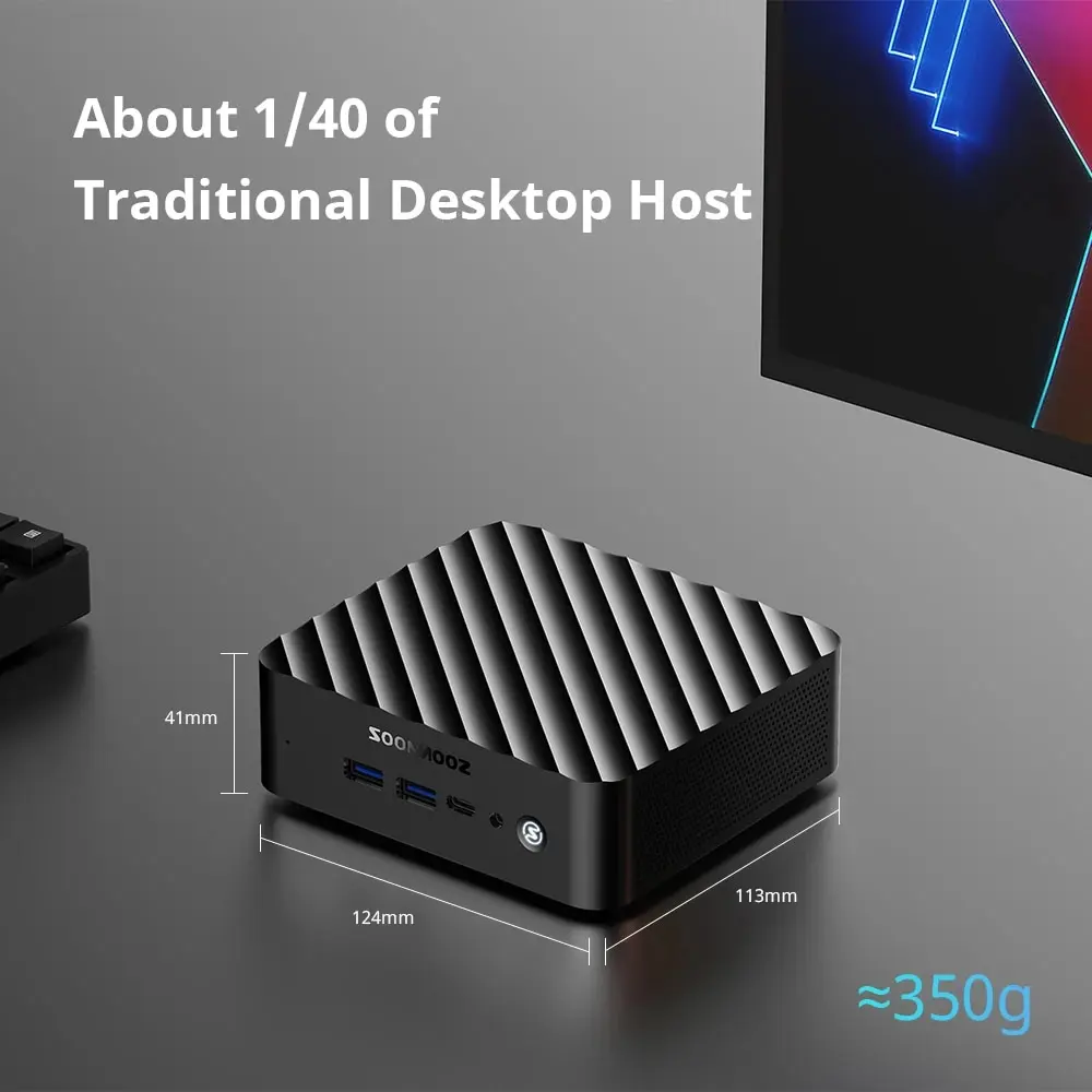 SOONNOOZ Mini PC Intel Celeron