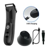 Men Intimate Hair Trimmer for Groin Area & Pubic Hair Waterproof Wet/Dry 2