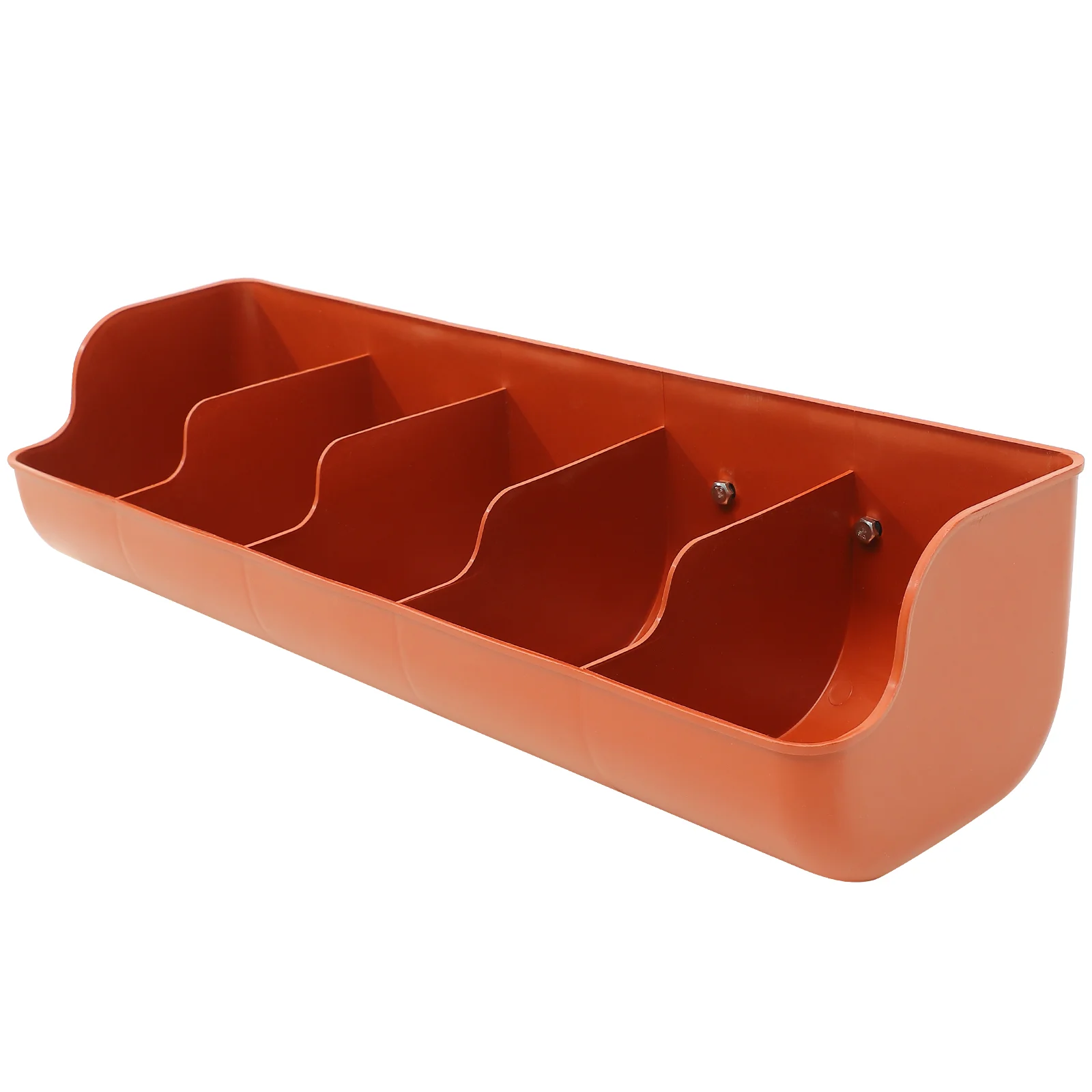 

Pig Feeding Trough Plastic Pig Feeding Groove 5 Slot Pig Feeder Pig Food Trough Poultry Feeder Food Dispenser Tool Farm Animal