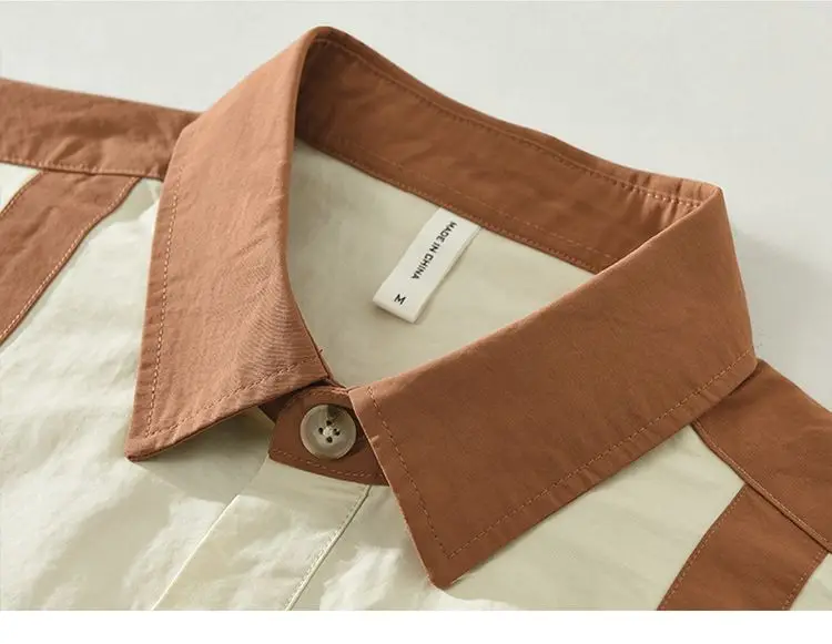 2025 صيف جديد تقسم قميص قصير الأكمام للرجال موضة ع...