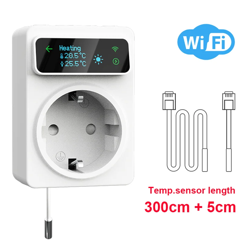 WiFi Smart Wireless Temperature Controller for Heating & Cooling Systems