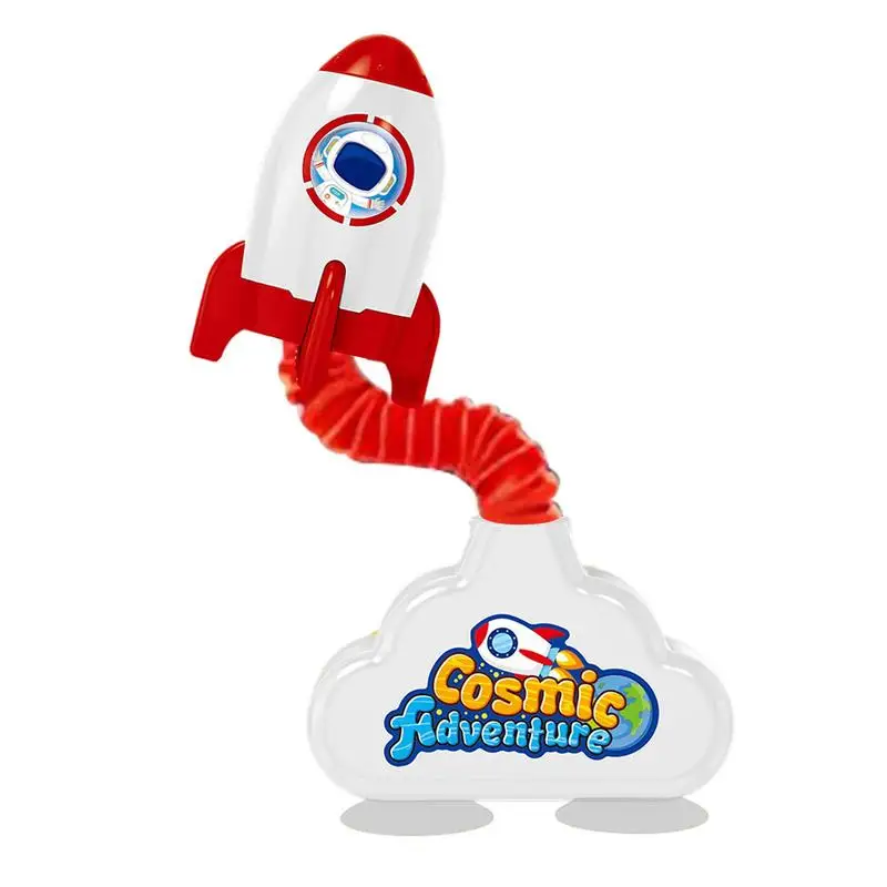 

Pop Tubes Toys Rocket Suction Cup Stretching Novelty Toy Stress Relief Telescopic Rocket Fidget Rocket Suction Stretching Tube