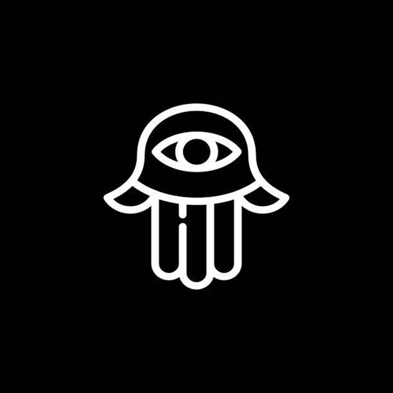 

Off Road Hamsa Hand Sticker Decal Auto Waterproof Decal Auto Styling Accessories Window Decoration PVC