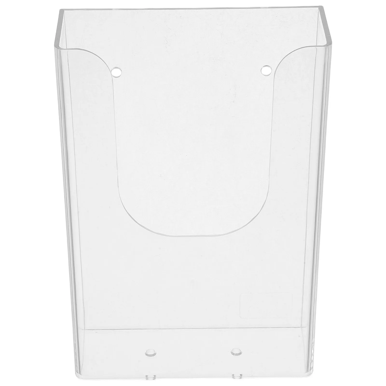 휴대용 투명 아크릴 파일 디스플레이 정리함 벽걸이형 문서 홀더 (브로셔, 팜플렛, 잡지, 소책자, 사무용)