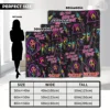 Halloween Horror Movie Blanket,Halloween Small Blanket,Soft Flannel Bed Blanket Living Room Sofa Bedroom Decoration Gift 3