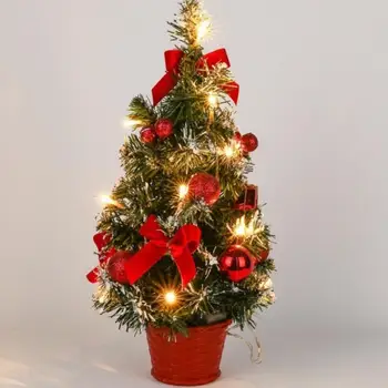 40cm Christmas Tree Home Bedroom Party Decorations Artificial Christmas Tree Children DIY Handicraft 2026 New Year Gift