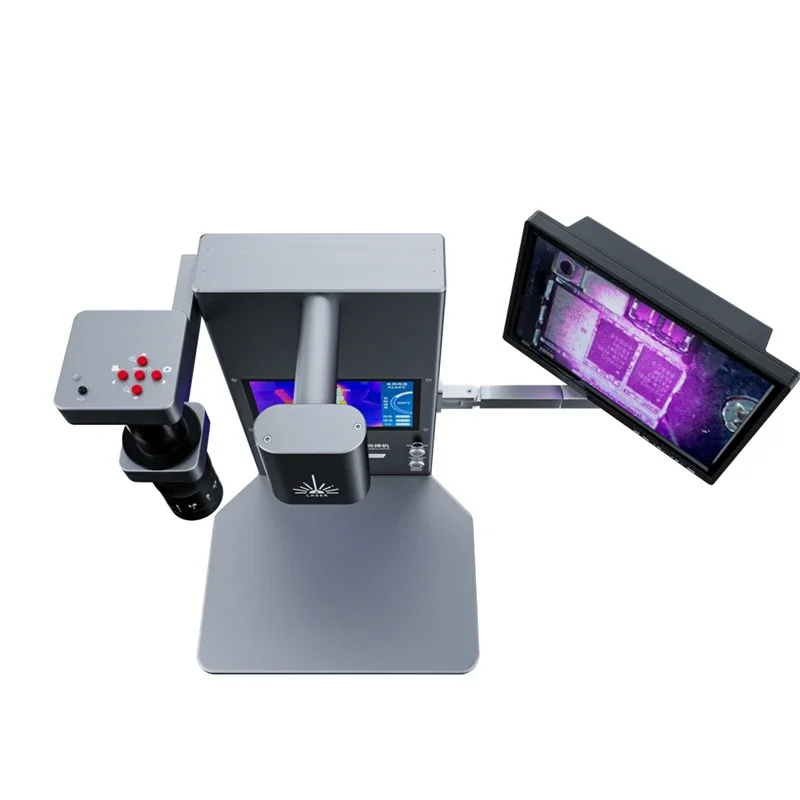 LY IR-777 Mini 2 In 1 Infrared Preheating BGA Rework Station Built-in Laser Heating PCB Desoldering Station for Mobiles Repair 4