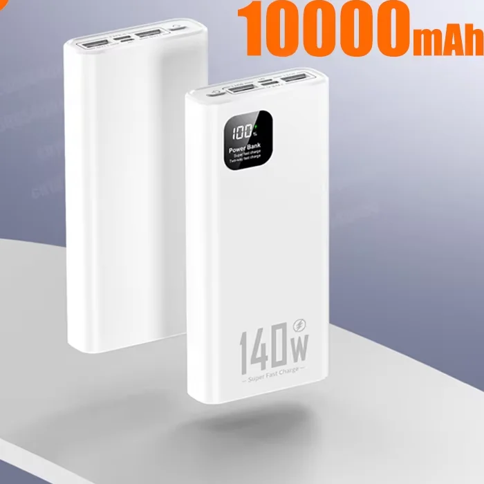 Xiaomi 140W 100000mAh Hoge Capaciteit Power Bank PD 22.5W Super Snel Opladen Draagbare Batterij Oplader voor iPhone 12-17 Samsung
