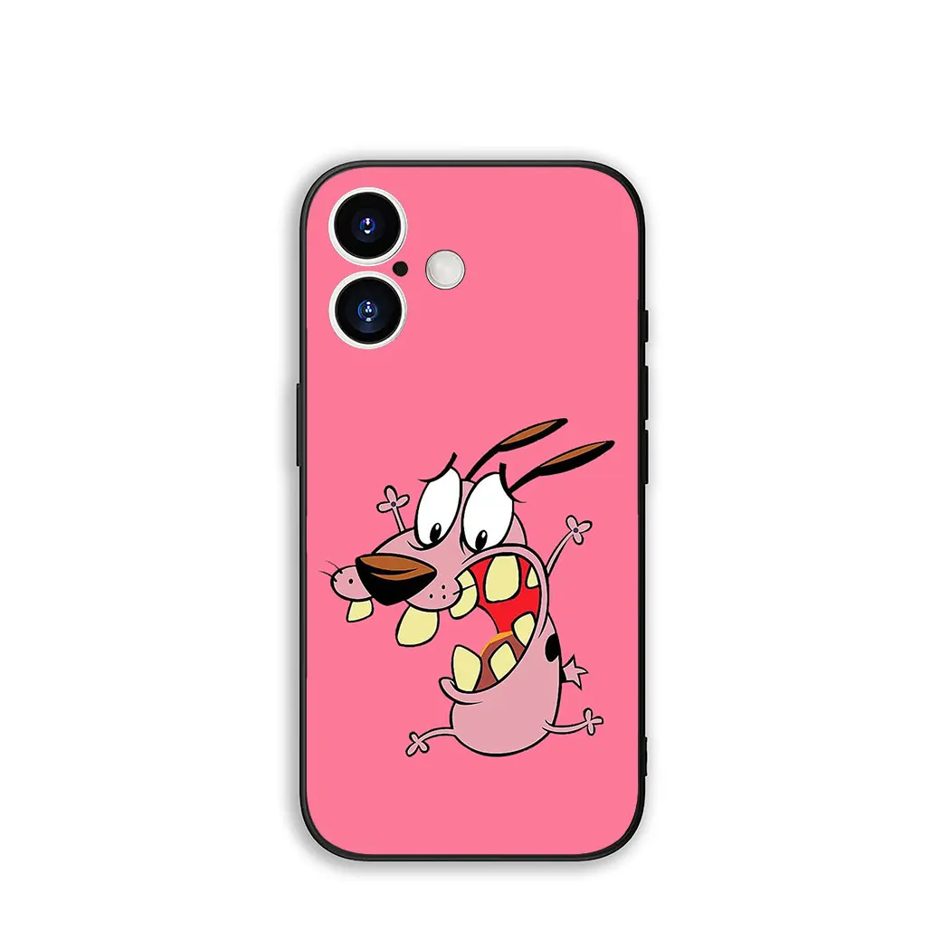 Anime Courageous Dog Protective Phone Case