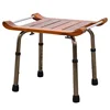 New Design Waterproof Wooden Bath Chair Shower Chair For Elderly 2