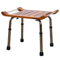 New Design Waterproof Wooden Bath Chair Shower Chair For Elderly 2