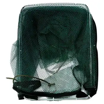 6 Holes Automatic Fishing Net Zipper Design Foldable Shrimp Cage High Strength Nylon Fish Trap Cast 2