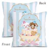 S_Sugarbunnies Anime Pillow Covers Cartoon Sofa Decorative Home Double-sided Printing Short Plush Cute Cushion Cover 4