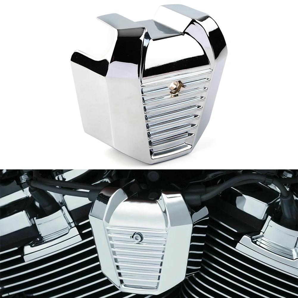 Moto Precision Coil Plug Cover Trim Per Harley Softail Breakout Fatboy Fxlr Flde Fxfb Flsb Fxbb 2018 2019 2020 Chrome