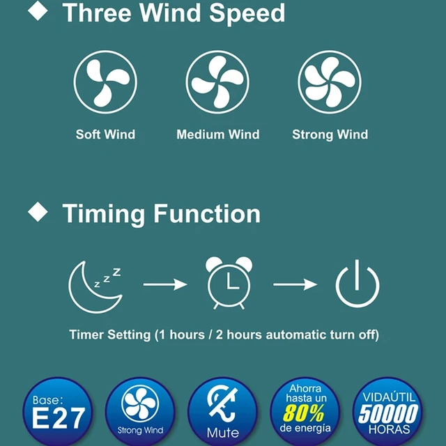 Ventilador de Teto Xiaomi 2 em 1 com Iluminação